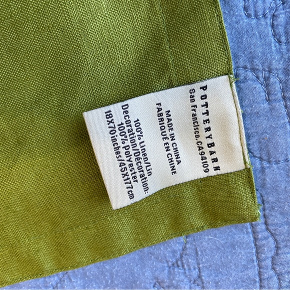 Pottery Barn Linen Table Runner - Picture 4 of 9